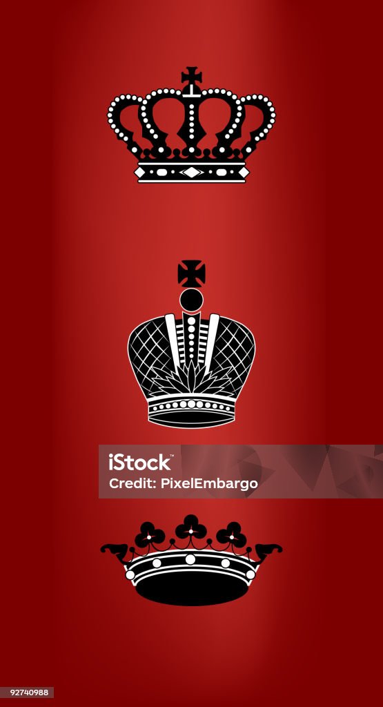 crowns  Antique stock vector