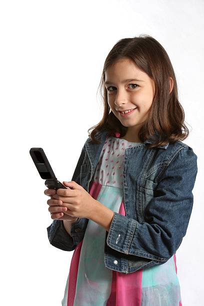 istock Young Girl / Child With Cell Phone 92741061