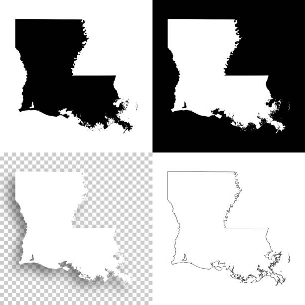 710+ Louisiana Map Blank Stock Photos, Pictures & Royalty-Free Images