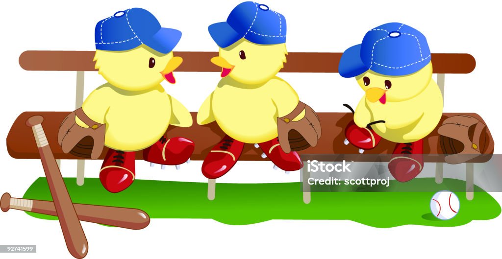 Ligue des jeunes filles - clipart vectoriel de Canard - Oiseau aquatique libre de droits