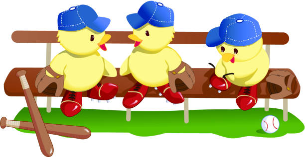 ilustrações de stock, clip art, desenhos animados e ícones de futebol infantil chicks - baseball child little league team