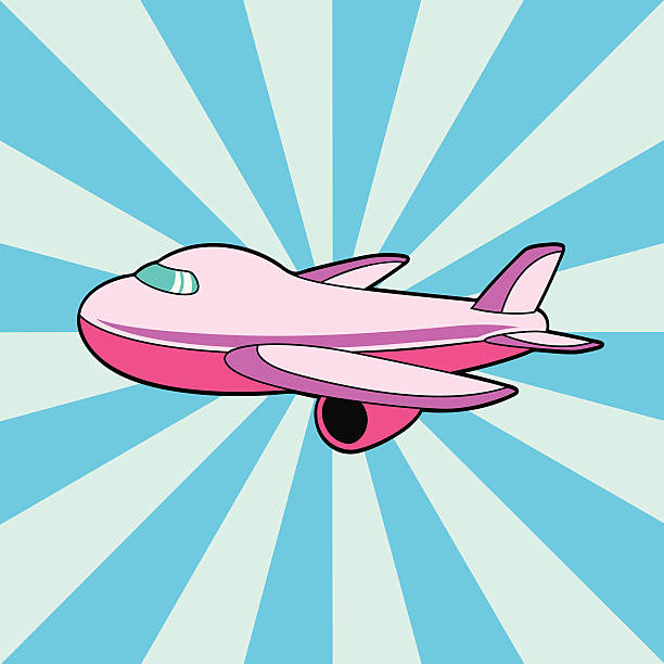 Cartoon Flight Stock Illustration - Download Image Now - Airplane, Cartoon,  Color Image - iStock