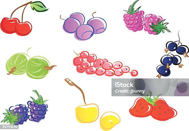 Berries Stock Illustration - Download Image Now - Antioxidant, Berry Fruit, Black Color