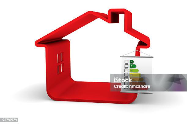 Energy Performance House With G Class Stock Photo - Download Image Now - Bad Condition, Certificate, Color Image