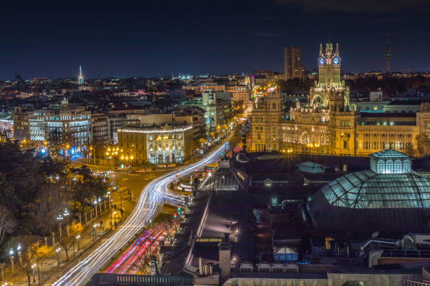 istock View of Madrid at night 927422220