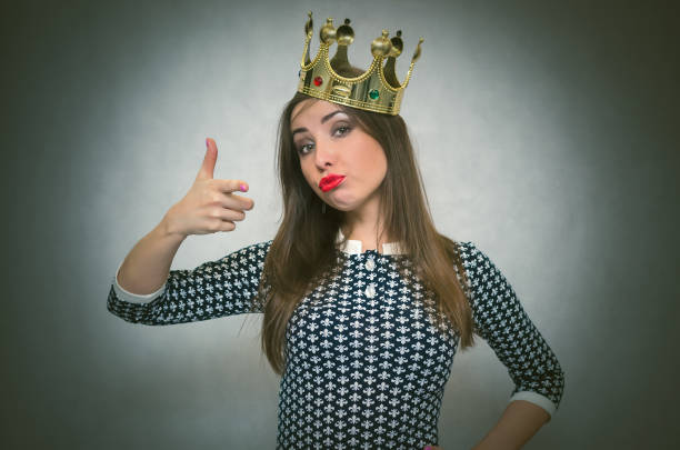 istock Selfish woman. Egoist person. 927427068