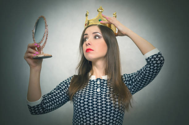 istock Selfish woman. Egoist person. 927427108