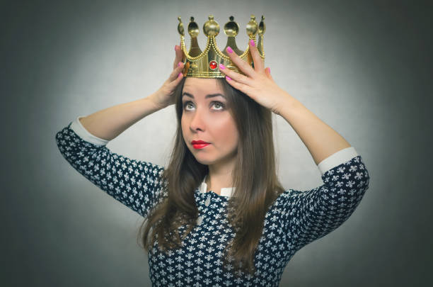 istock Selfish woman. Egoist person. 927427228