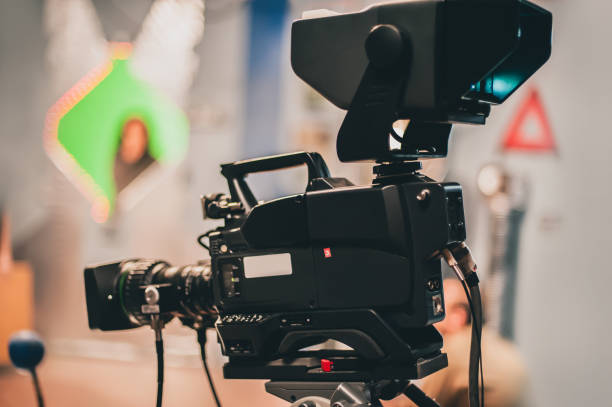 istock Behind the scene. Film camera 927429884