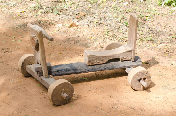 istock Wooden toy car 927430232