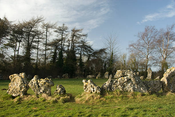 The bronze age stone circle at Ardgroom on the Beara Peninsula, County Cork, Ireland.