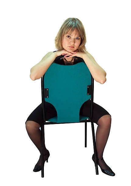 istock Girl on an office chair 92743462