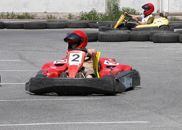 istock Carting cars on track 92743719