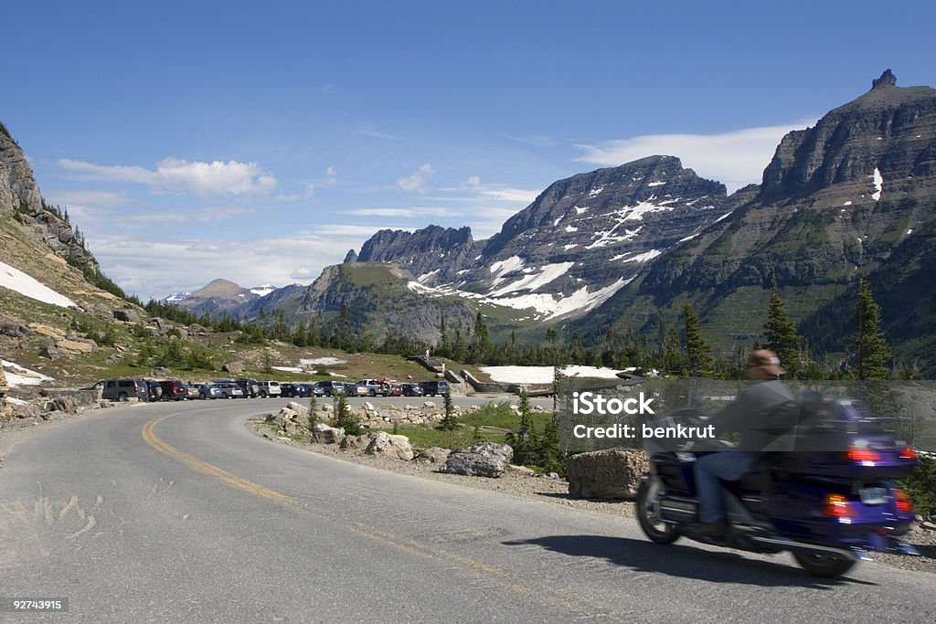 Biking in Montana  Billings - Montana Stock Photo