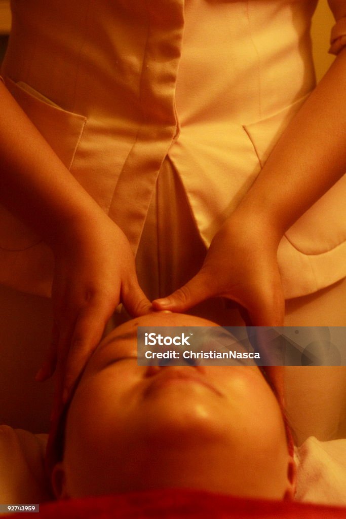 cosmetician/massage (série - Photo de Adulte libre de droits