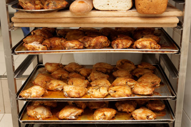 istock A lot of chicken legs cooked in advance 927439936