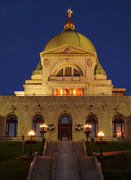 oratorio st joseph - st joseph oratory foto e immagini stock