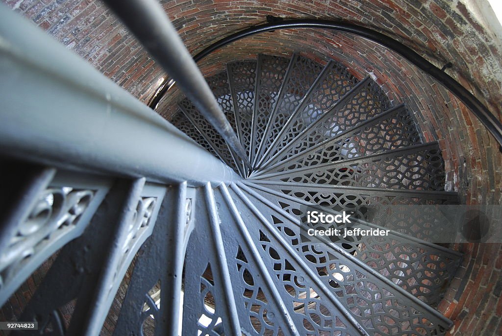 Маяк лестница - Стоковые фото Pemaquid Peninsula роялти-фри
