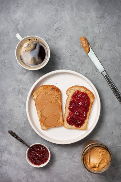 istock toasts with peanut butter and jam 927451446