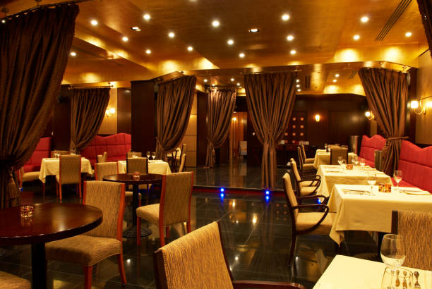 istock Interior of the restaurant 92745466
