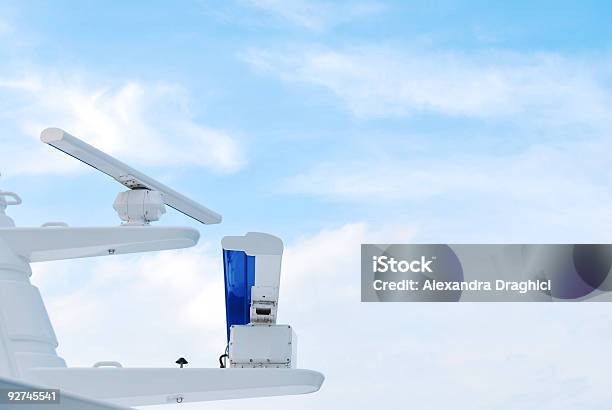 Radar Stock Photo - Download Image Now - Antenna - Aerial, Blue, Bright