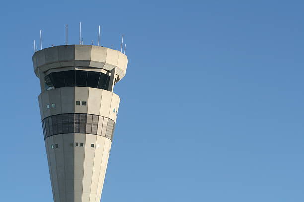 Brisbane Air Traffic Control Tower stock photo