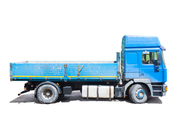 istock blue truck isolated 927456962