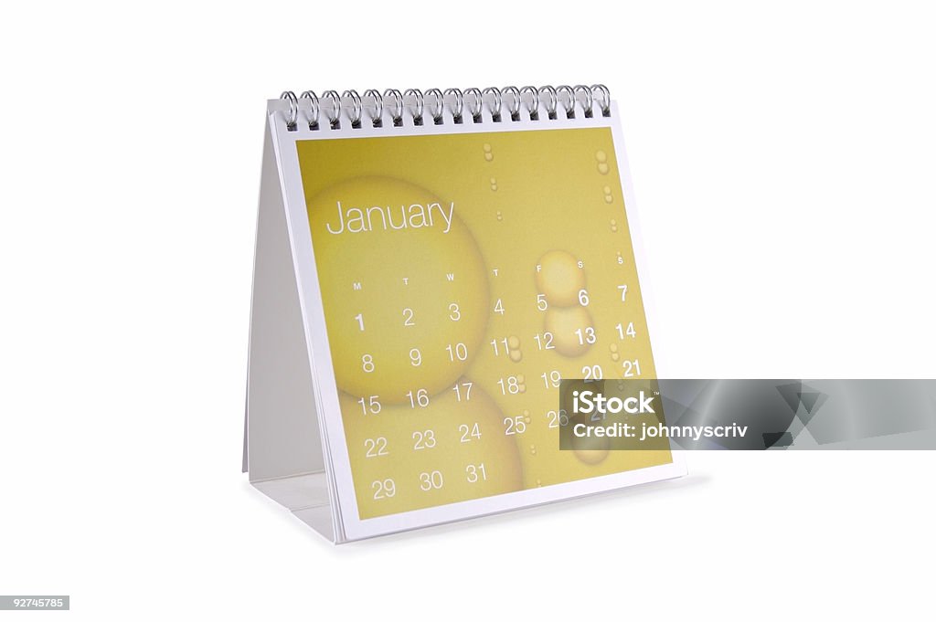 Aislado de enero. - Foto de stock de Calendario libre de derechos