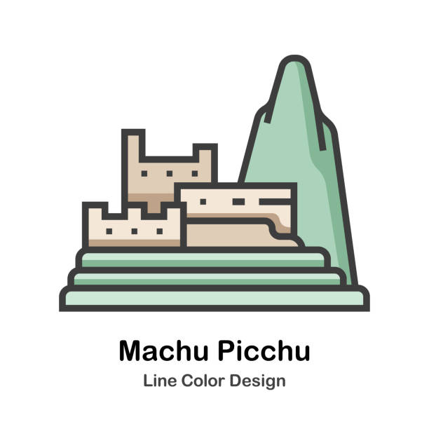 ilustraciones, imágenes clip art, dibujos animados e iconos de stock de machu picchu  - machu picchu