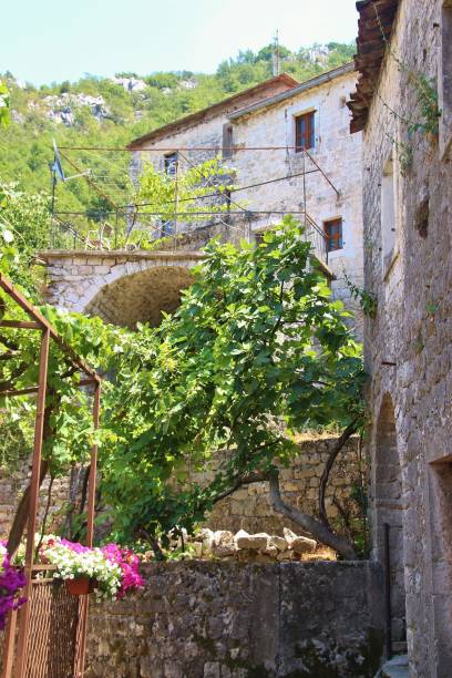 istock Old village in Montenegro. 927464162