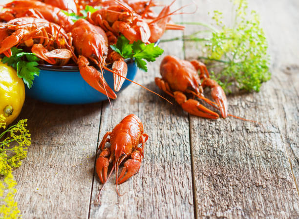 istock crawfish on wooden background 927474222