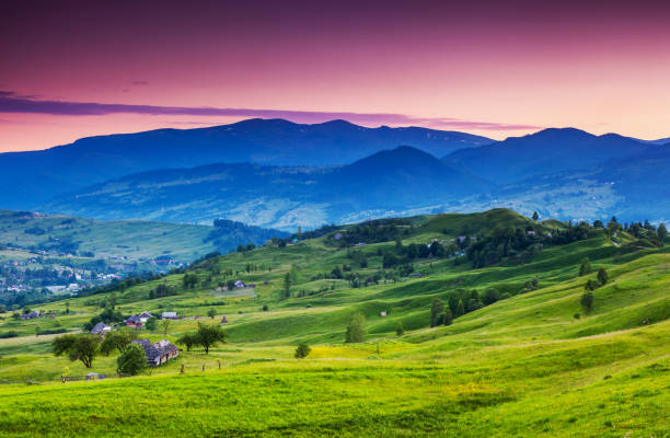 istock Majestic mountains landscape. Carpathian, Ukraine. 927476978