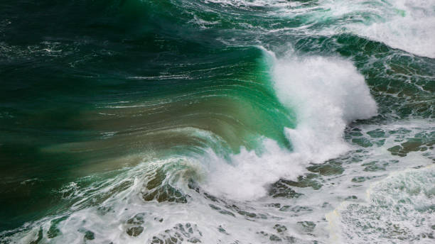 istock Ocean storm with with big windy waves 927477808