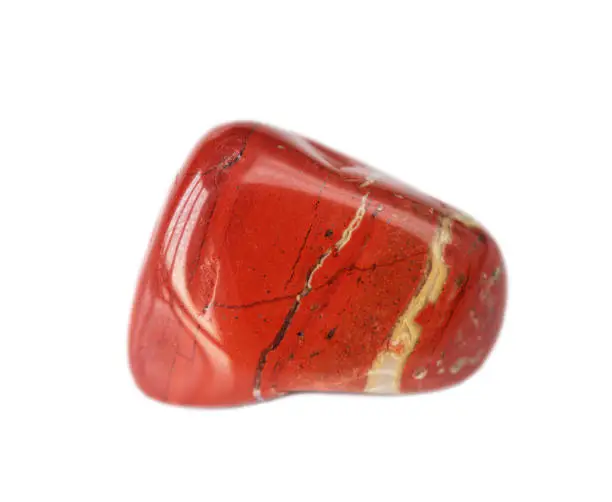 Photo of Red natural jasper stone