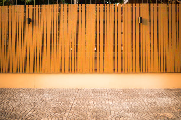 istock Cement wall and wooden wall background. 927492522