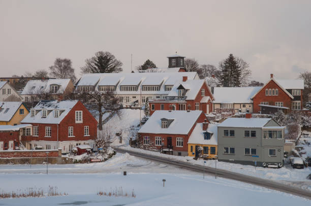 istock Snowy winter day in Denmark 927493388