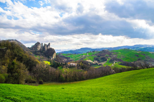 Regional Park of the Sassi di Rocca Malatina - Modena Vignola - Emilia Romagna - Italy .