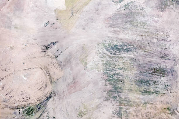 istock artistic canvas background with paint splashes and blots 927517588