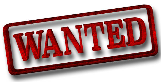 istock Stock Illustration - Rusty Text: WANTED, 3D Illustration, Isolated Against the White Background. 927517610