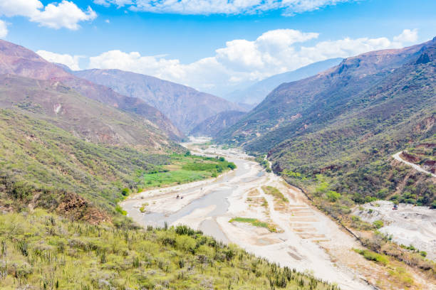 istock chicamocha canyon and river panoramic view Colombia 927522422