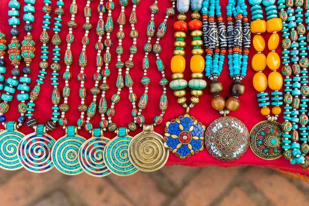 istock Bead Necklace Jewelry Nepal 927525576