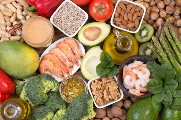 Food rich in vitamine E