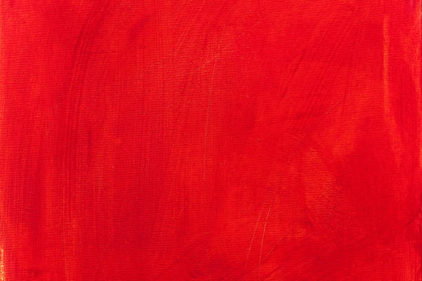 istock acrylic red painted canvas texture background with brush strokes 927544690