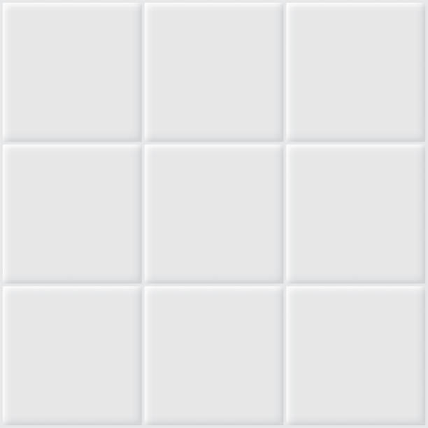 ilustraciones, imágenes clip art, dibujos animados e iconos de stock de azulejo blanco vector - square tiles