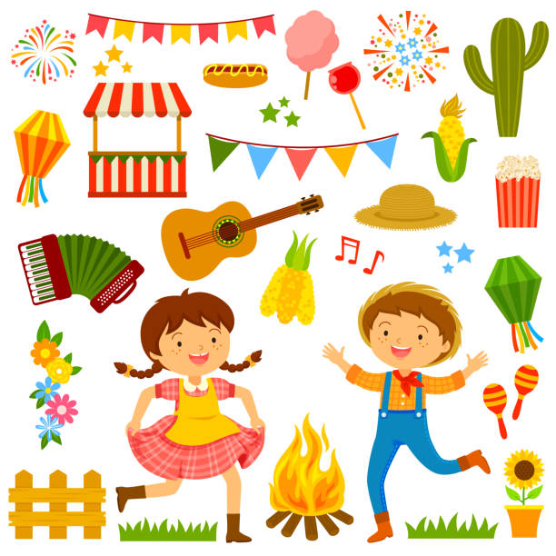 Leyiyi Fotohintergrund „Festa Junina“ – 3x2,4 M, Sommer-Karneval-Motiv Für Brasilien-Party & Fotoshootings