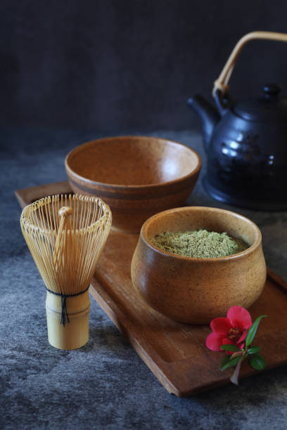 Japanese matcha green tea