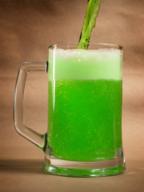 istock Green St Patrick's day beer on craft 927570324