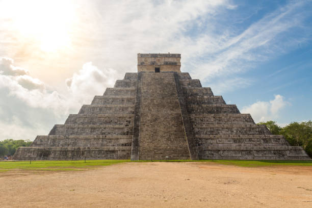 istock Kukulkan pyramid in chichen itza, Mexico. Mayan culture 927599474