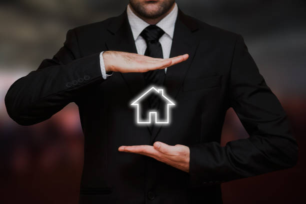 istock Businessman offers a new house 927604168