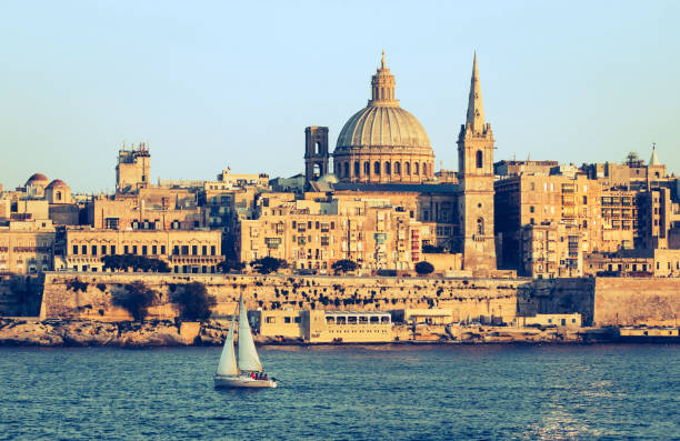 istock Valletta, Malta cityscape background 927635648